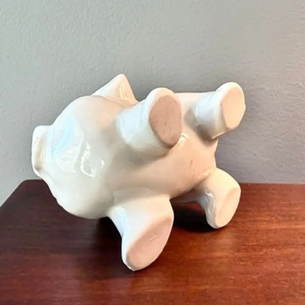 Copied - Shawnee Ceramic Pig Creamer White